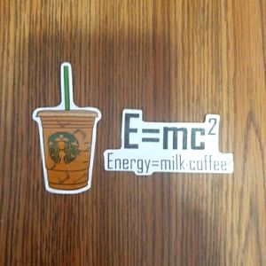 Coffee stickers